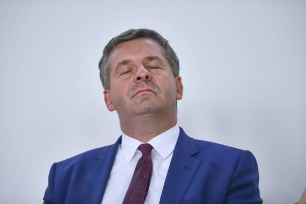 Halle-Saale, Saxony-Anhalt, Germany, August 18, 2026 Leibniz Institute for Agricultural Development in Transition Economies (IAMO) IHK Election Forum Sven Schulze, CDU Copyright: xdtsxNachrichtenagenturx dts_130405