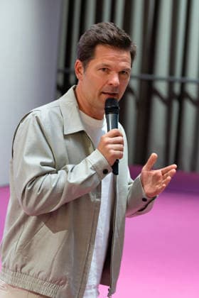 Berlin, August 18, 2026, Bitkom Policy Pitch for the 2026 House of Representatives Election at Delta Campus Neukölln Steffen Krach, SPD Berlin’s Top Candidate for the 2026 House of Representatives Election
