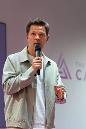 Berlin, August 18, 2026, Bitkom Policy Pitch for the 2026 House of Representatives Election at Delta Campus Neukölln Steffen Krach, SPD Berlin’s Top Candidate for the 2026 House of Representatives Election