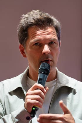Berlin, August 18, 2026, Bitkom Policy Pitch for the 2026 House of Representatives Election at Delta Campus Neukölln Steffen Krach, SPD Berlin’s Top Candidate for the 2026 House of Representatives Election