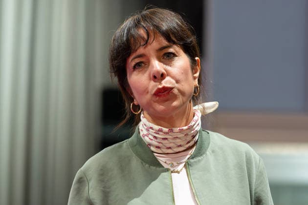 Berlin, August 18, 2026—Bitkom Policy Pitch for the 2026 House of Representatives election at Delta Campus Neukölln; Elif Eralp, The Left’s top candidate for the 2026 House of Representatives election