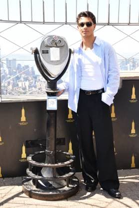 Disney’s Camp Rock 3 Cast visit the Empire State Building NEW YORK, NY - AUGUST 19: Casey Trotter at the Empire State Building to celebrate the release of Disney’s Camp Rock 3. on August 19, 2026 in New York City. Credit: John Fycke AdMedia. 19 Aug 2026 Pictured: Malachi Barton.  Copyright: xThexMegaxAgencyxJohnxFycke AdMediax xMEGAx