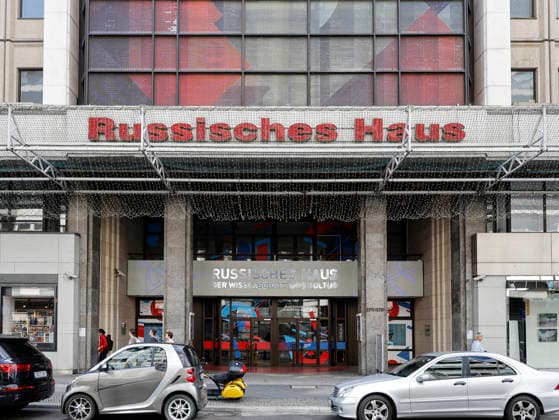 Russian House The Russian House in Berlin, August 21, 2026 The Russian House is under suspicion of espionage Berlin, Berlin, Germany