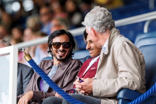 AACHEN FEI World Championships 2026, AACHEN FEI World Championships 2026 AL THANI Sheikh Jassim bin Hamad, AL THANI Sheikh Fahad Jassim H K, Ludger Beerbaum in the VIP Box in Aachen; Jumping Competition Penalties and Time for Young Riders, Aachen, Soers Equestrian Stadium, August 21, 2026