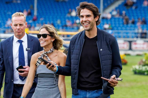 AACHEN FEI World Championships 2026, Aachen FEI World Championships 2026 KAKA Ricardo, Brazilian soccer player; DIAS Carolina, wife; Impression Cours Walk; Course inspection; FEI Jumping World Championship; Second Competition; Team Final; Second Individual Qualifier; Mercedes-Benz Prize; Aachen, Soers Equestrian Stadium; August 21, 2026