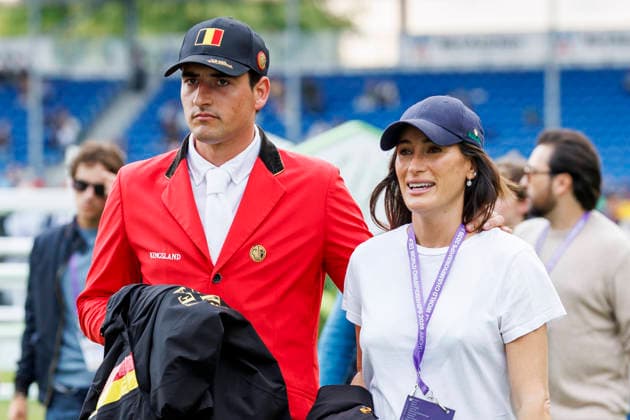 2026 FEI World Championships in Aachen, AACHEN FEI World Championships 2026 Nicola BEL (PHILIPPAERTS), Jessica SPRINGSTEEN (USA) Impression Course Walk Course Inspection FEI Jumping World Championship Second Competition Team Final Second Individual Qualifier Mercedes-Benz Prize Aachen, Soers Equestrian Stadium, August 21, 2026