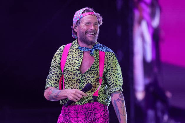 Photo by IPP Francesco Farina, LiveMedia Publishing Group, Catanzaro, August 22, 2026, Jova Summer Party Music Concert. Pictured is singer Jovanotti (Lorenzo Cherubini) during his concert. Italy Photo Press World. Copyright Jova Summer Party Music Concert