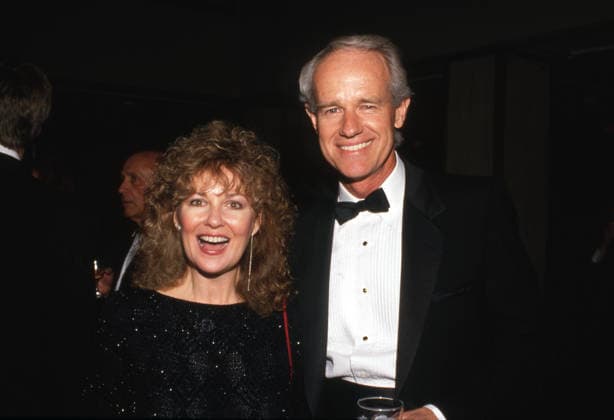 FILE PHOTO** Shelley Fabares Has Passed Away. Shelley Fabares and Mike Farrell Circa 1990™s. Copyright: xRalphxDominguez MediaPunchx