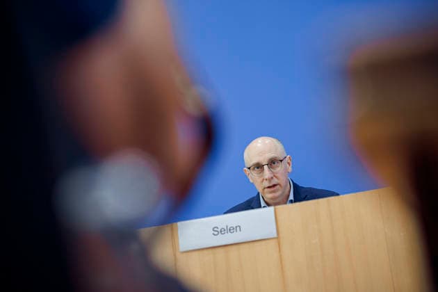 Sinan Selen, President of the Federal Office for the Protection of the Constitution (BfV), photographed at the Federal Press Conference in Berlin, August 26, 2026, Berlin, Germany Copyright: xThomasxTrutschelx