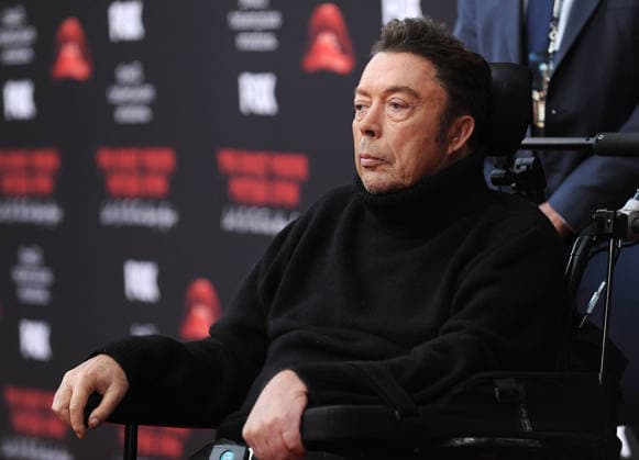 Tim Curry 1946 - 2026 Tim Curry The Rocky Horror Picture Show icon has died at the age of 80, after serious health issues for more than a decade. He passed away at his Los Angeles home on August 26, 2026. ======================================================================================October 13, 2016 West Hollywood, CA Tim Curry The Rocky Horror Picture Show: Let s Do The Time Warp Again held at the The Roxy West Hollywood The Roxy California USA Copyright: xLisaxOConnorx xAFF-USA.comx