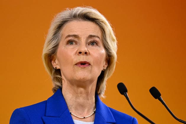 The President of the European Commission, Ursula von der Leyen, on the main stage at the REF at Roland Garros, in Paris, on 27 August 2026. - 27 08 2026 - France Ile-de-France (region) Paris -  JulienxMattiax xLexPictorium LePictorium_0339797