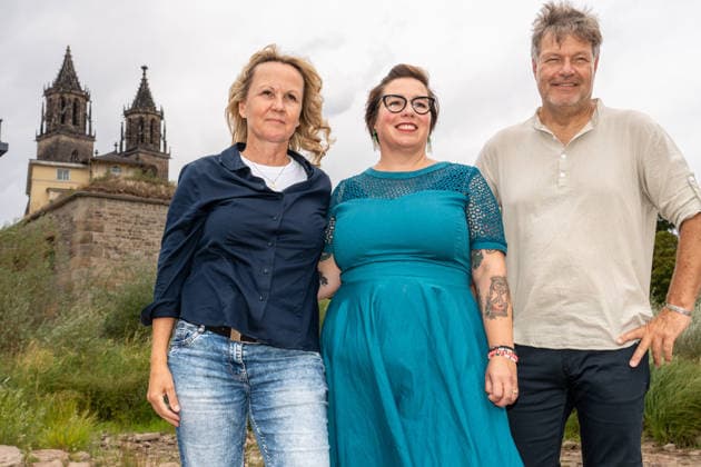Steffi Lemke, former Federal Minister for the Environment; Susan Sziborra Seidlitz, the Green Party’s le