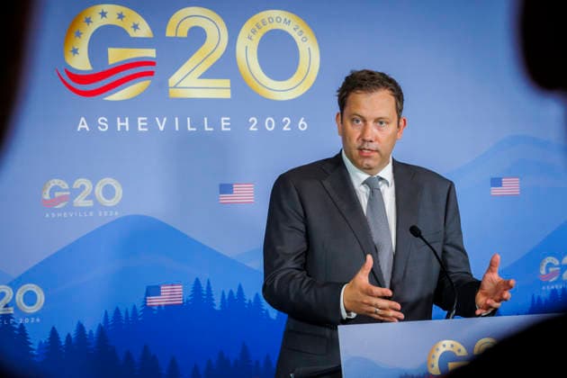 Lars Klingbeil, Federal Minister of Finance, photographed during the G20 meeting of finance ministers and central bank governors here during a press statement in Asheville, August 31, 2026. Photographed on behalf of the Federal Ministry of Finance in Asheville, United States of America Copyright: xAmreixSchulz BMFx