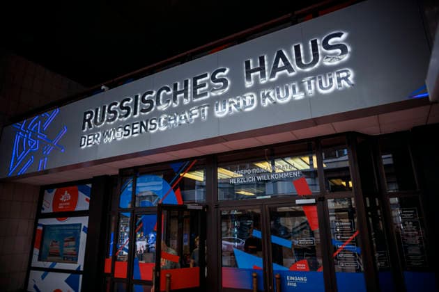 Exterior shot of the Russian House of Science and Culture on Friedrichstrasse in Berlin-Mitte, Berlin, September 1, 2026, Berlin, Germany Copyright: xThomasxTrutschelx