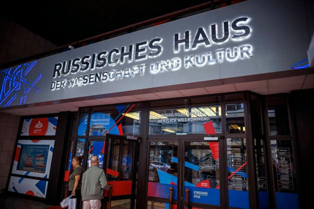 Exterior shot of the Russian House of Science and Culture on Friedrichstrasse in Berlin-Mitte, Berlin, September 1, 2026, Berlin, Germany Copyright: xThomasxTrutschelx