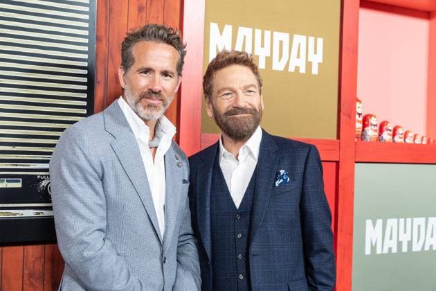 September 1, 2026, Bronx, New York, USA: Ryan Reynolds and Sir Kenneth Branagh attend premiere of Apple TV Original Films Mayday at AMC Lincoln Square in New York, NY on September 1, 2026. Bronx USA - ZUMAr339 20260901_znp_r339_063 Copyright: xLevxRadinx