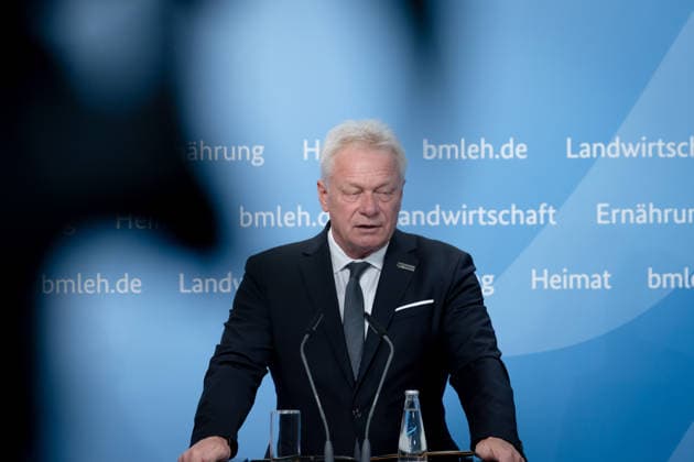 Alois Rainer, Federal Minister of Food and Agriculture, Berlin; Federal Ministry of Agriculture, Food, and Home Affairs (BMLEH); press conference; Alois Rainer, Federal Minister of Food and Agriculture, Berlin; Berlin, GER
