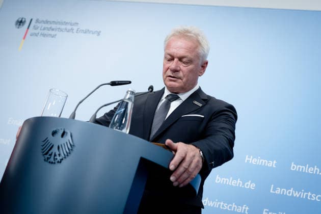 Alois Rainer, Federal Minister of Food and Agriculture, Berlin; Federal Ministry of Agriculture, Food, and Home Affairs (BMLEH); press conference; Alois Rainer, Federal Minister of Food and Agriculture, Berlin; Berlin, GER