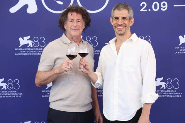 Michael Dweck and Gregory Kershaw at the photo call for the film *Burgundy* at the 2026 Venice Biennale—the 83rd Venice International Film Festival—at the Palazzo del Casino in Venice, September 3, 2026 Foto:xD.xBedrosianx xFuturexImagex burgundy_6910