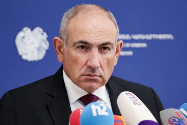 ARMENIA, YEREVAN - SEPTEMBER 3, 2026: Armenia s Prime Minister Nikol Pashinyan gives a press briefing at the Government House Yerevan Armenia  - ZUMAt113 20260903_zaa_t113_458 Copyright: xAlexanderxPatrinx