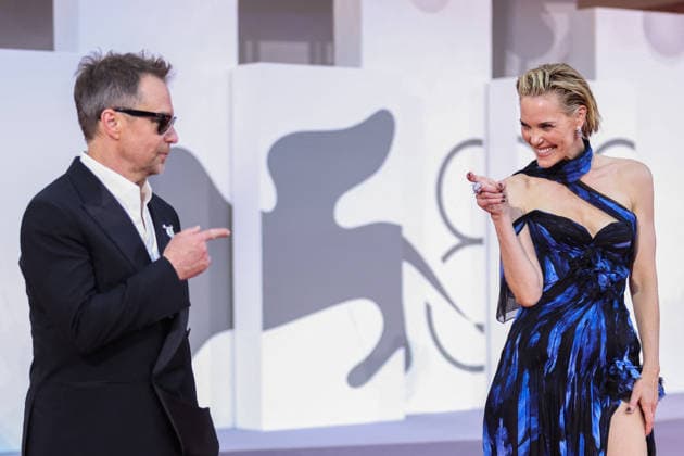 Venice 2026 Wild Horse Nine Screening NB Sam Rockwell and Leslie Bibb attending the Wild Horse Nine Red carpet as part of the 83th Venice International Film Festival at the Lido in Venice, Italy on September 03, 2026. Photo by Nasser Berzane ABACAPRESS.COM Venice Italy  Copyright: xBerzanexNasser ABACAx