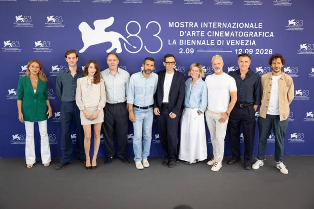 September 4, 2026, Venice, Italy: La citto dei Vivi cast photocall at the 83rd Venice FILM festival Venice Italy  - ZUMAf197 20260904_zep_f197_001 Copyright: xLucaxFazzolarix