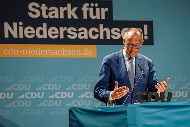 Chancellor Friedrich Merz Visits Lower Saxony: Speech by Friedrich Merz, CDU Federal Chairman and Chancellor, at the Langenhagen Maritim Airport Hotel in Hanover, Lower Saxony, Hanover Region, Germany