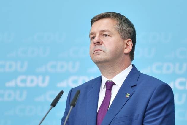 Berlin, Germany, September 7, 2026 Konrad Adenauer House Press conference at the CDU federal headquarters following the state election in Saxony-Anhalt Saxony-Anhalt s Minister-President Sven Schulze (CDU) Copyright: xdtsxNachrichtenagenturx dts_133237