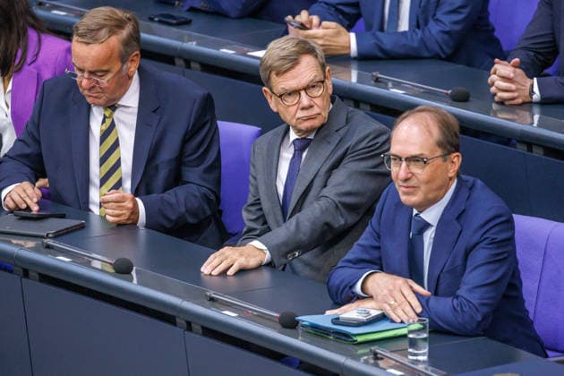 Bundestag Johann Wadephul (CDU), Federal Minister of Foreign Affairs, in the German Bundestag on September 8, 1926, in Berlin, Berlin, Berlin, Germany, Bundestag