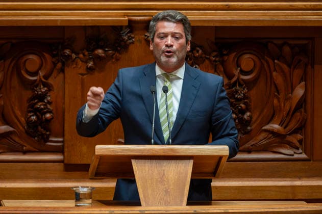 September 8, 2026, Lisbon, Lisbon, Portugal: Party leader Andro Ventura speaking during the motion of censure debate against the government at the Assembly of the Republic in Lisbon. Lisbon Portugal - ZUMAr238 20260908_zip_r238_020 Copyright: xRicardoxRochax