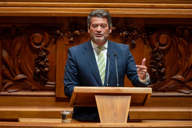 September 8, 2026, Lisbon, Lisbon, Portugal: Party leader Andro Ventura speaking during the motion of censure debate against the government at the Assembly of the Republic in Lisbon. Lisbon Portugal - ZUMAr238 20260908_zip_r238_023 Copyright: xRicardoxRochax