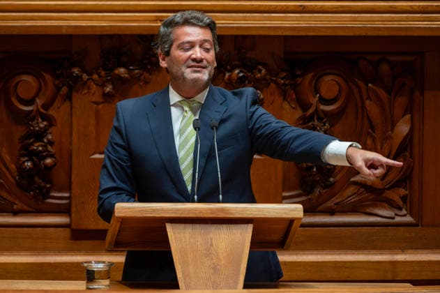 September 8, 2026, Lisbon, Lisbon, Portugal: Party leader Andro Ventura speaking during the motion of censure debate against the government at the Assembly of the Republic in Lisbon. Lisbon Portugal - ZUMAr238 20260908_zip_r238_025 Copyright: xRicardoxRochax