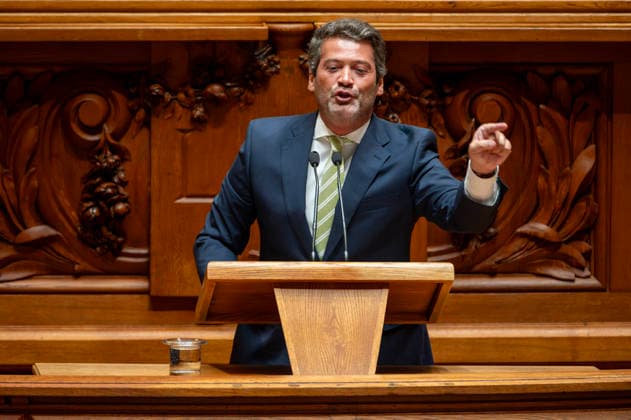September 8, 2026, Lisbon, Lisbon, Portugal: Party leader Andro Ventura speaking during the motion of censure debate against the government at the Assembly of the Republic in Lisbon. Lisbon Portugal - ZUMAr238 20260908_zip_r238_026 Copyright: xRicardoxRochax