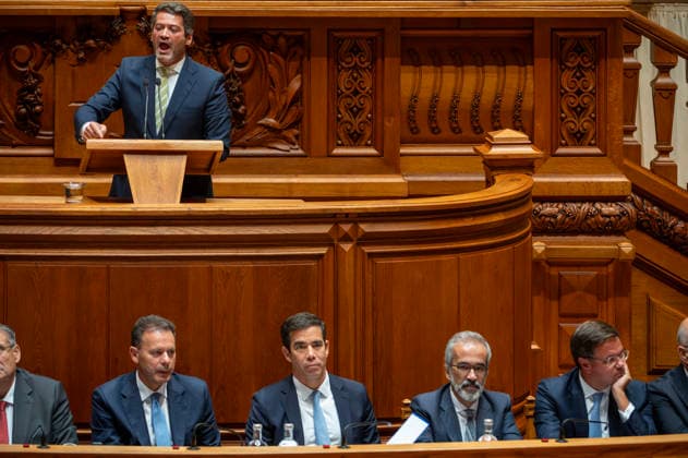 September 8, 2026, Lisbon, Lisbon, Portugal: Party leader Andro Ventura speaking during the motion of censure debate against the government at the Assembly of the Republic in Lisbon. Lisbon Portugal - ZUMAr238 20260908_zip_r238_027 Copyright: xRicardoxRochax