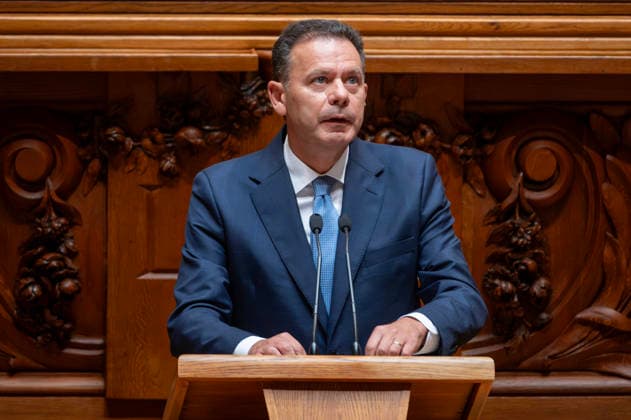 September 8, 2026, Lisbon, Lisbon, Portugal: Prime Minister LuoÂs Montenegro speaks during the parliamentary debate on a motion of censure against the government presented by the Chega party at the Assembleia da Republica (Portuguese Parliament) in Lisbon. Lisbon Portugal - ZUMAr238 20260908_zip_r238_038 Copyright: xRicardoxRochax