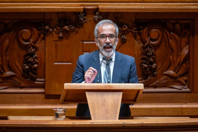 September 8, 2026, Lisbon, Lisbon, Portugal: Minister of State and Foreign Affairs, Paulo Rangel, speaking during the motion of censure debate against the government at the Assembly of the Republic in Lisbon. Lisbon Portugal - ZUMAr238 20260908_zip_r238_044 Copyright: xRicardoxRochax
