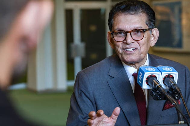 September 8, 2026, New York, New York, United States: KHALILUR RAHMAN, incoming President of the 81st session of the UN General Assembly, holds his first press encounter at the General Assembly stakeout following the closing of UNGA80 and ahead of the official opening of UNGA81 at UN Headquarters. New York United States - ZUMAo116 20260908_znp_o116_058 Copyright: xBiancaxOterox