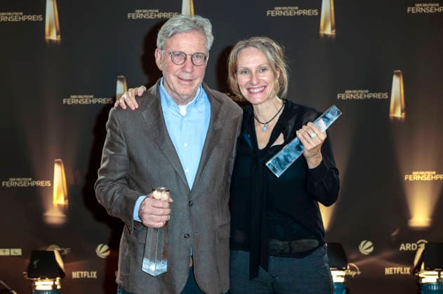 Rolf Basedow and Nicole Armbruster at the 2026 German Television Awards ceremony, The Night of the Creatives, at Flora Cologne, September 8, 2026 Foto:xR.xSchmiegeltx xFuturexImagex kreative_6896