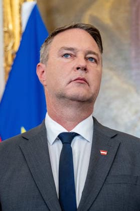 September 9, 2026: Federal Government Cabinet Meeting—Vice Chancellor and Federal Minister of Housing, Arts, Culture, Media, and Sports Andi Babler (SPOe) on September 9, 2026, at the Cabinet Meeting and during a doorstep interview outside the Federal Government Cabinet Meeting at the Federal Chancellery in Vienna, Vienna, Austria