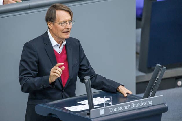 Bundestag: Karl Lauterbach (SPD) in the German Bundestag on September 9, 2026, in Berlin, Berlin, Berlin, Germany, Bundestag