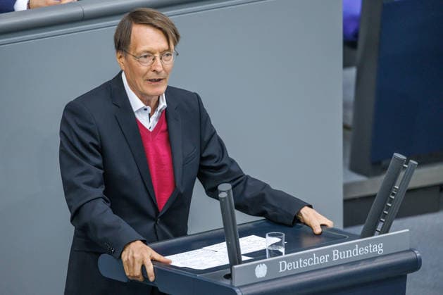 Bundestag: Karl Lauterbach (SPD) in the German Bundestag on September 9, 2026, in Berlin, Berlin, Berlin, Germany, Bundestag