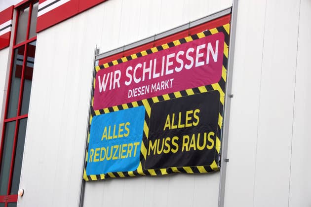 September 9, 2026, Germany, North Rhine-Westphalia, Economy, Business, Bankruptcy, The Dortmund-Hacheney location of the bankrupt Hellweg home improvement chain will close shortly, Home improvement store, Closure, Cessation of business, Germany Copyright: xD.xKerlekin SnowfieldxPhotographyx SF100926HellwegD9
