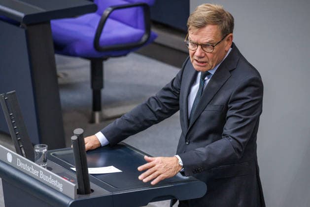Bundestag Johann Wadephul (CDU), Federal Minister of Foreign Affairs, in the German Bundestag on September 9, 1926, in Berlin, Berlin, Berlin, Germany, Bundestag