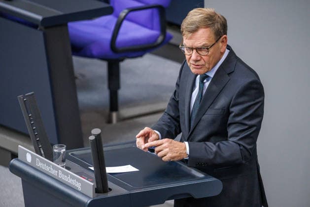 Bundestag Johann Wadephul (CDU), Federal Minister of Foreign Affairs, in the German Bundestag on September 9, 1926, in Berlin, Berlin, Berlin, Germany, Bundestag