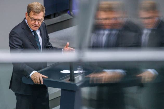 Bundestag Johann Wadephul (CDU), Federal Minister of Foreign Affairs, in the German Bundestag on September 9, 1926, in Berlin, Berlin, Berlin, Germany, Bundestag