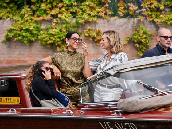 IPA88349217 - Venice, 83rd Venice International Film Festival 2026 - Day 9 - Arrivals at the Excelsior Hotel™s pier - Pictured: Donatella Finocchiaro, Violante Placido  Copyright: xManuelexMangiarottix xPoolxPhotoxEventsx08x IPA88349217