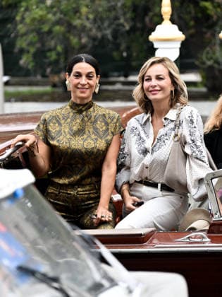 IPA88348266 - Venice, 83rd Venice International Film Festival 2026 - Day 9. Arrivals at the Hotel Excelsior™s pier. Pictured: Donatella Finocchiaro and Violante Placido  Copyright: xSimonexComix xPoolxPhotoxEventsx08x IPA88348266