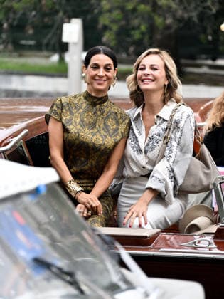 IPA88348275 - Venice, 83rd Venice International Film Festival 2026 - Day 9. Arrivals at the Hotel Excelsior pier. Pictured: Donatella Finocchiaro and Violante Placido  Copyright: xSimonexComix xPoolxPhotoxEventsx08x IPA88348275