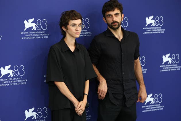 September 10, 2026, Venice Lido, Veneto, Italy: RACHEL SZOR and YUVAL ABRAHAM during the Naza photocall at the 83rd Venice Film Festival at Sala Grande in Venice Lido, Italy. Venice Lido Italy  - ZUMAc179 20260910_zep_c179_008 Copyright: xMickaelxChavetx