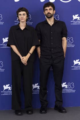 Naza Photocall - The 83rd Venice International Film Festival VENICE, ITALY - SEPTEMBER 10: Rachel Szor (L) and Yuval Abraham (R) attend the Naza Photocall during the 83rd Venice International Film Festival at Palazzo del Casino on September 10, 2026 in Venice, Italy. Primo Barol Anadolu Venice Italy. Editorial use only. Please get in touch for any other usage.  Copyright: x2026xAnadoluxPrimoxBarolx
